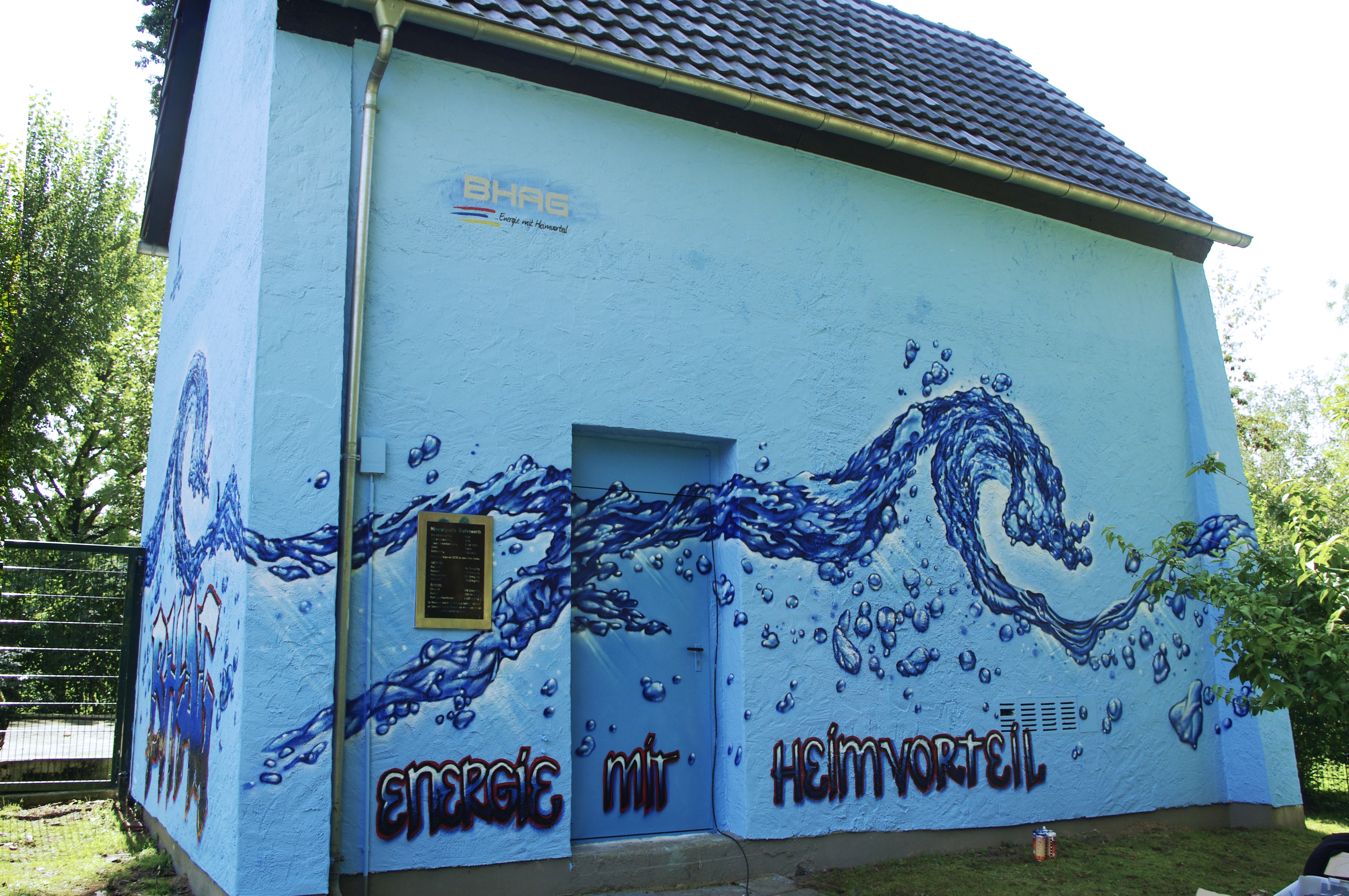 BHAG Graffiti-Kunst Insel Grafenwerth
