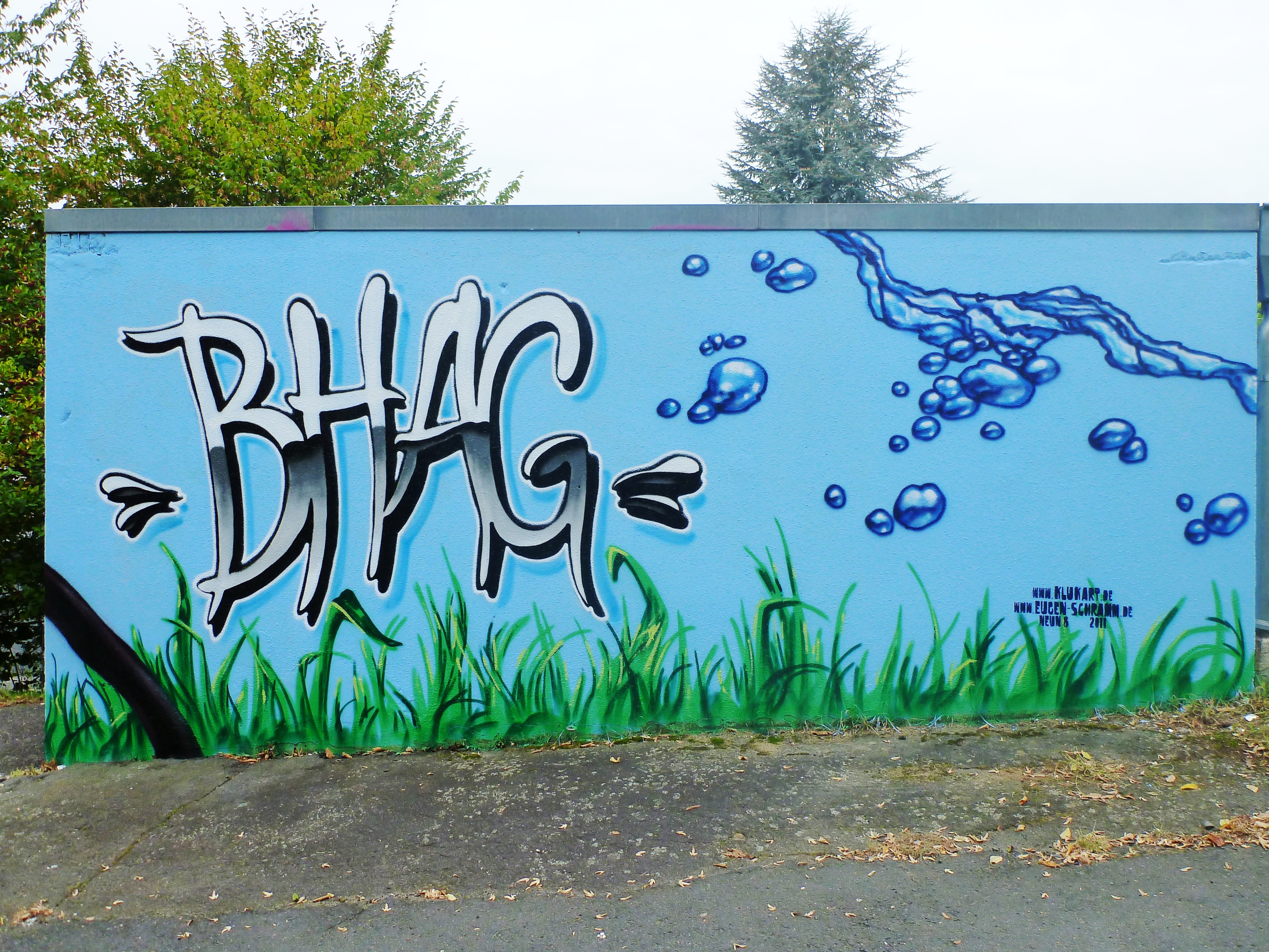 2011 - Graffiti auf Jugendherberge
