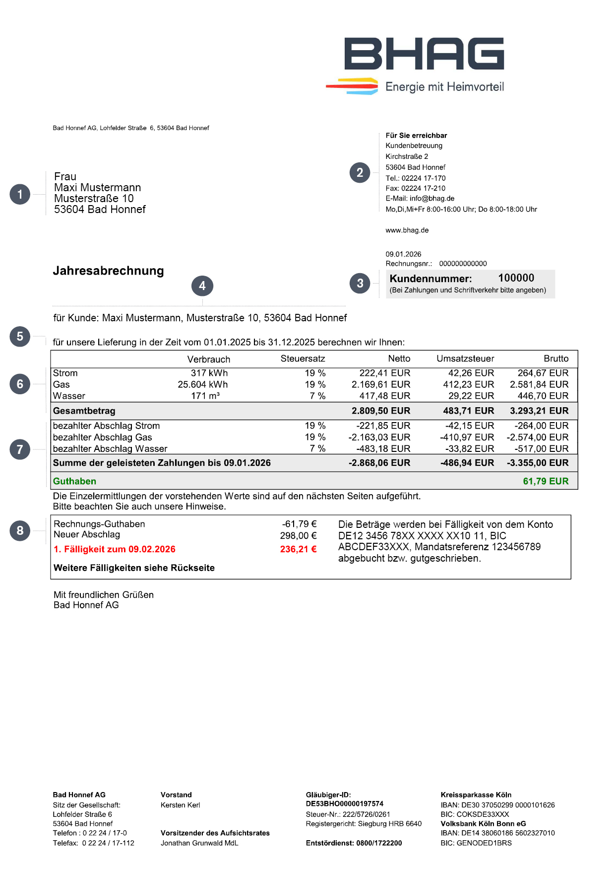 BHAG Rechnungserklärung Seite 1