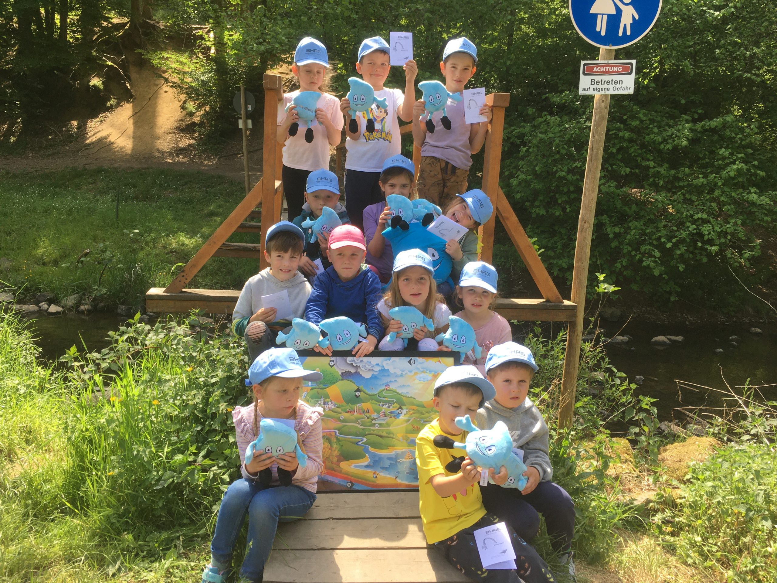 BHAG Wasserworkshop Kath. Kita Windhagen: Gruppenfoto