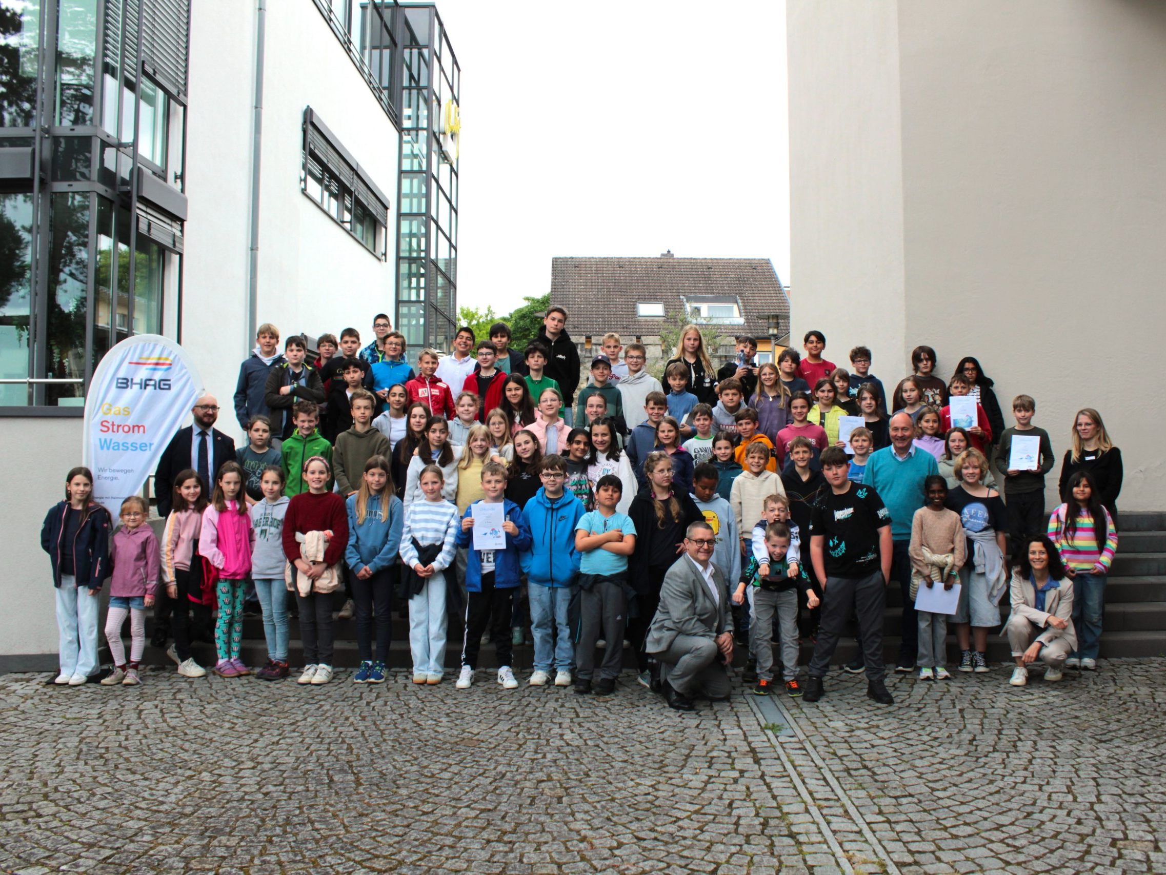 BHAG Kreativwettbewerb: Gruppenfoto Auszeichnungsveranstaltung